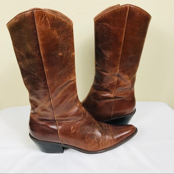 bison leather boots
